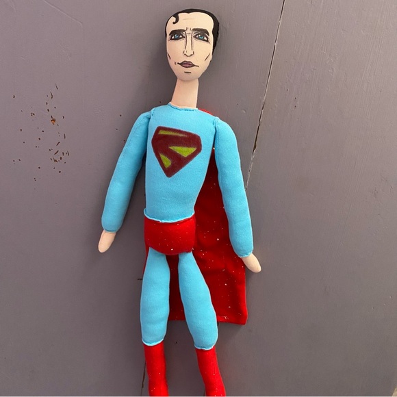 💥SUPERMAN💥 17” PLUSH Handmade CUSTOM Collectible ONE-OF-A-KIND - Picture 9 of 17